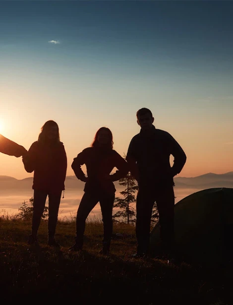 公司举行爬山活动